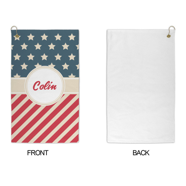 Stars and Stripes Microfiber Golf Towels - APPROVAL