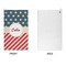Stars and Stripes Microfiber Golf Towels - APPROVAL