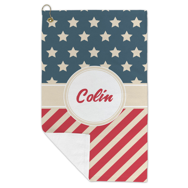 Stars and Stripes Microfiber Golf Towels - FOLD