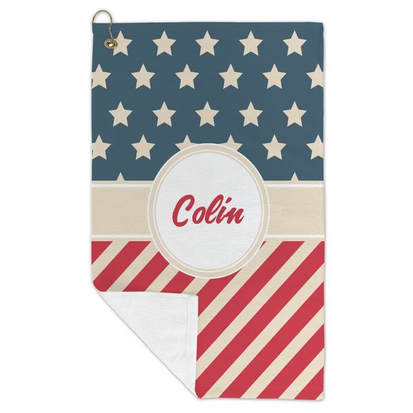 Stars and Stripes Microfiber Golf Towels - FOLD