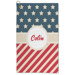 Stars and Stripes Microfiber Golf Towel (Personalized)