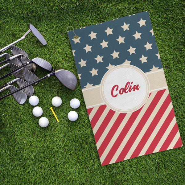 Stars and Stripes Microfiber Golf Towels - LIFESTYLE