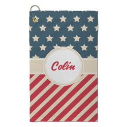 Stars and Stripes Microfiber Golf Towel - Small (Personalized)