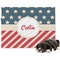 Stars and Stripes Microfleece Dog Blanket - Large