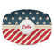 Stars and Stripes Microwave & Dishwasher Safe CP Plastic Platter - Main