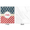 Stars and Stripes Minky Blanket - 50"x60" - Single Sided - Front & Back