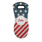 Stars and Stripes Neoprene Oven Mitt w/ Name or Text