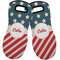 Stars and Stripes Neoprene Oven Mitts - Set of 2 w/ Name or Text