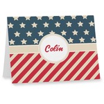 Stars and Stripes Note cards (Personalized)