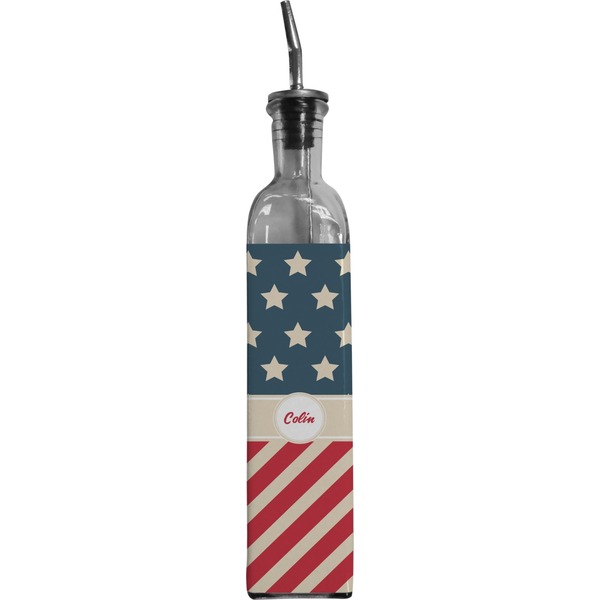 Custom Stars and Stripes Oil Dispenser Bottle (Personalized)