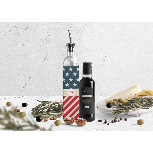 Stars and Stripes Oil Dispenser Bottle - Lifestyle Photo