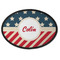 Stars and Stripes Oval Patch