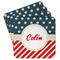 Stars and Stripes Paper Coasters - Front/Main