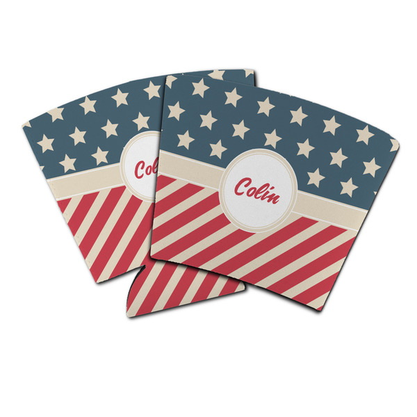 Custom Stars and Stripes Party Cup Sleeve (Personalized)