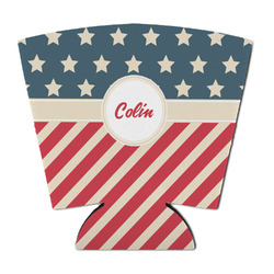 Stars and Stripes Party Cup Sleeve - with Bottom (Personalized)