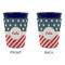 Stars and Stripes Party Cup Sleeves - without bottom - Approval