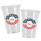 Stars and Stripes Party Cups - 16oz - Alt View