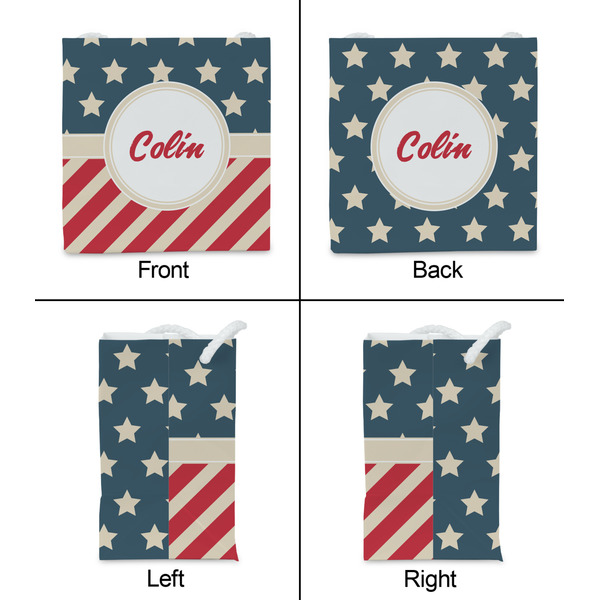 Stars and Stripes Party Favor Gift Bag - Matte - Approval