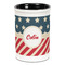 Stars and Stripes Ceramic Pencil Holders - Black