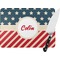 Stars and Stripes Personalized Glass Cutting Board