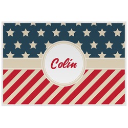 Stars and Stripes Laminated Placemat w/ Name or Text