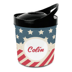 Stars and Stripes Plastic Ice Bucket (Personalized)