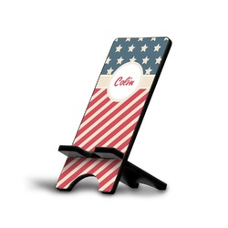 Stars and Stripes Cell Phone Stand (Large) (Personalized)