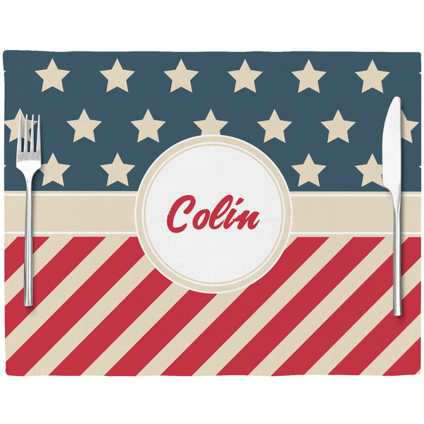 Stars and Stripes Placemat with Props