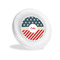 Stars and Stripes Plastic Party Appetizer & Dessert Plates - Main/Front
