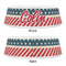 Stars and Stripes Plastic Pet Bowls - Small - APPROVAL