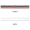 Stars and Stripes Plastic Ruler - 12" - APPROVAL