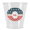Stars and Stripes Plastic Shot Glass (Personalized)