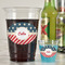 Stars and Stripes Plastic Shot Glasses - In Context