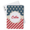 Stars and Stripes Playing Cards - Front View
