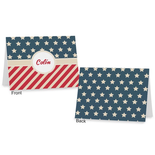 Stars and Stripes Postcard - Front and Back
