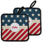 Stars and Stripes Pot Holders - Set of 2 MAIN