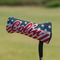 Stars and Stripes Putter Cover - On Putter