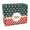 Stars and Stripes Recipe Box - Full Color - Front/Main