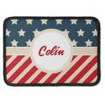 Stars and Stripes Iron On Rectangle Patch w/ Name or Text