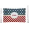 Stars and Stripes Glass Rectangular Lunch / Dinner Plate (Personalized)