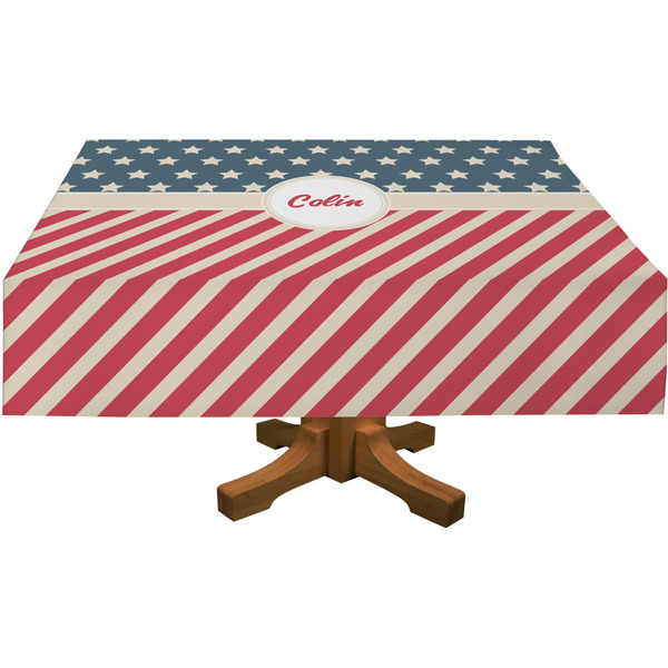 Stars and Stripes Rectangular Tablecloths (Personalized)