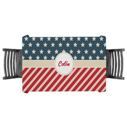 Stars and Stripes Tablecloth - 58"x58" (Personalized)