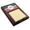 Stars and Stripes Red Mahogany Sticky Note Holder - Angle
