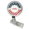 Stars and Stripes Retractable Badge Reel - Flat