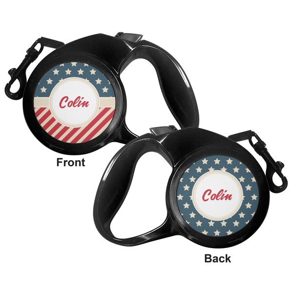 Stars and Stripes Retractable Dog Leash - Medium Large - Apvl