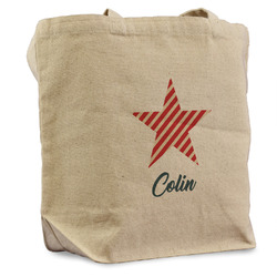 Stars and Stripes Reusable Cotton Grocery Bag (Personalized)