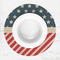 Stars and Stripes Round Linen Placemats - LIFESTYLE (single)