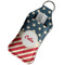 Stars and Stripes Sanitizer Holder Keychain - Large in Case