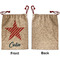 Stars and Stripes Santa Bag - Approval - Front