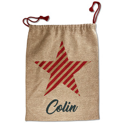 Stars and Stripes Santa Sack - Front (Personalized)